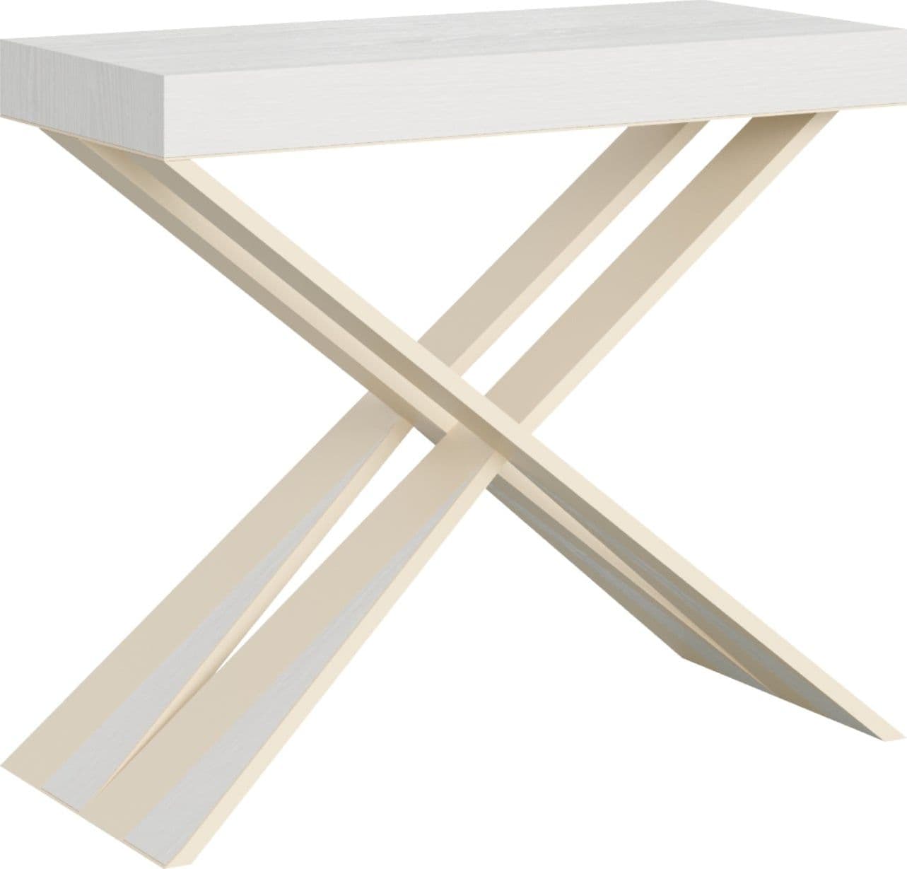 Tavolo consolle "Brescia" allungabile in legno per sala da pranzo in Credenze Decor Space - Altamura, commercioVirtuoso.it