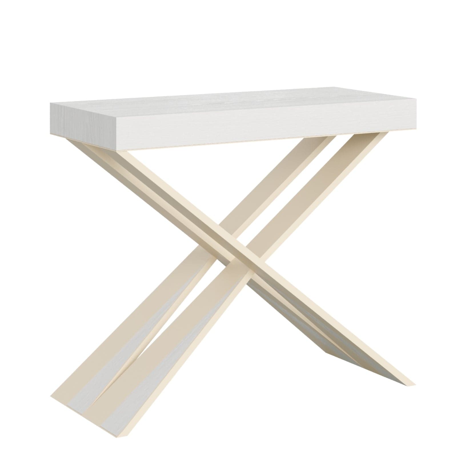 Tavolo consolle "Brescia" allungabile in legno per sala da pranzo in Credenze Decor Space - Altamura, commercioVirtuoso.it