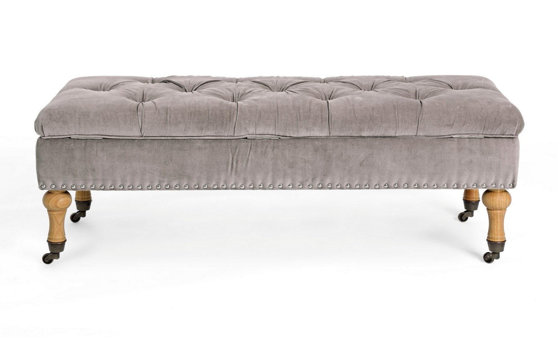 Panca Contenitore "Arlette" per interno, con Struttura In Legno Di Pino E Compensato, da 110x44x40h cm Casa e cucina/Arredamento/Ingresso/Panche contenitore Decor Space - Altamura, Commerciovirtuoso.it