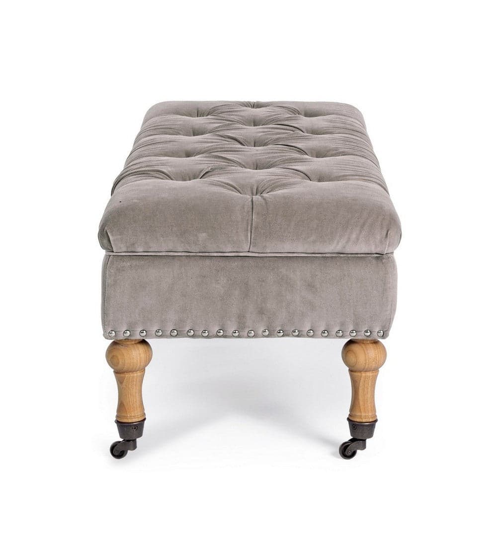 Panca Contenitore "Arlette" per interno, con Struttura In Legno Di Pino E Compensato, da 110x44x40h cm Casa e cucina/Arredamento/Ingresso/Panche contenitore Decor Space - Altamura, Commerciovirtuoso.it