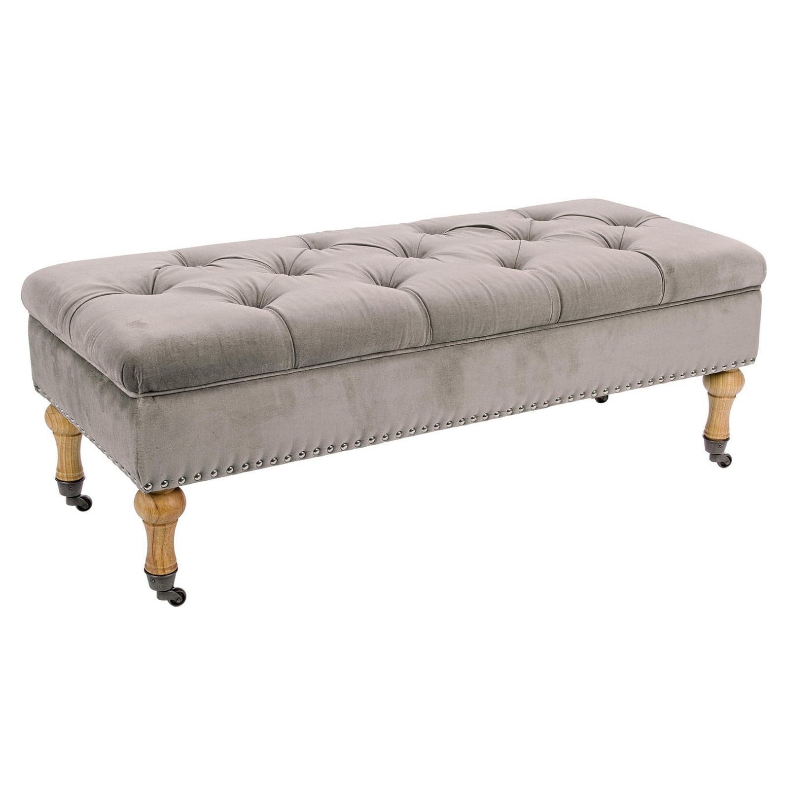 Panca Contenitore "Arlette" per interno, con Struttura In Legno Di Pino E Compensato, da 110x44x40h cm in Panche contenitore Decor Space - Altamura, commercioVirtuoso.it