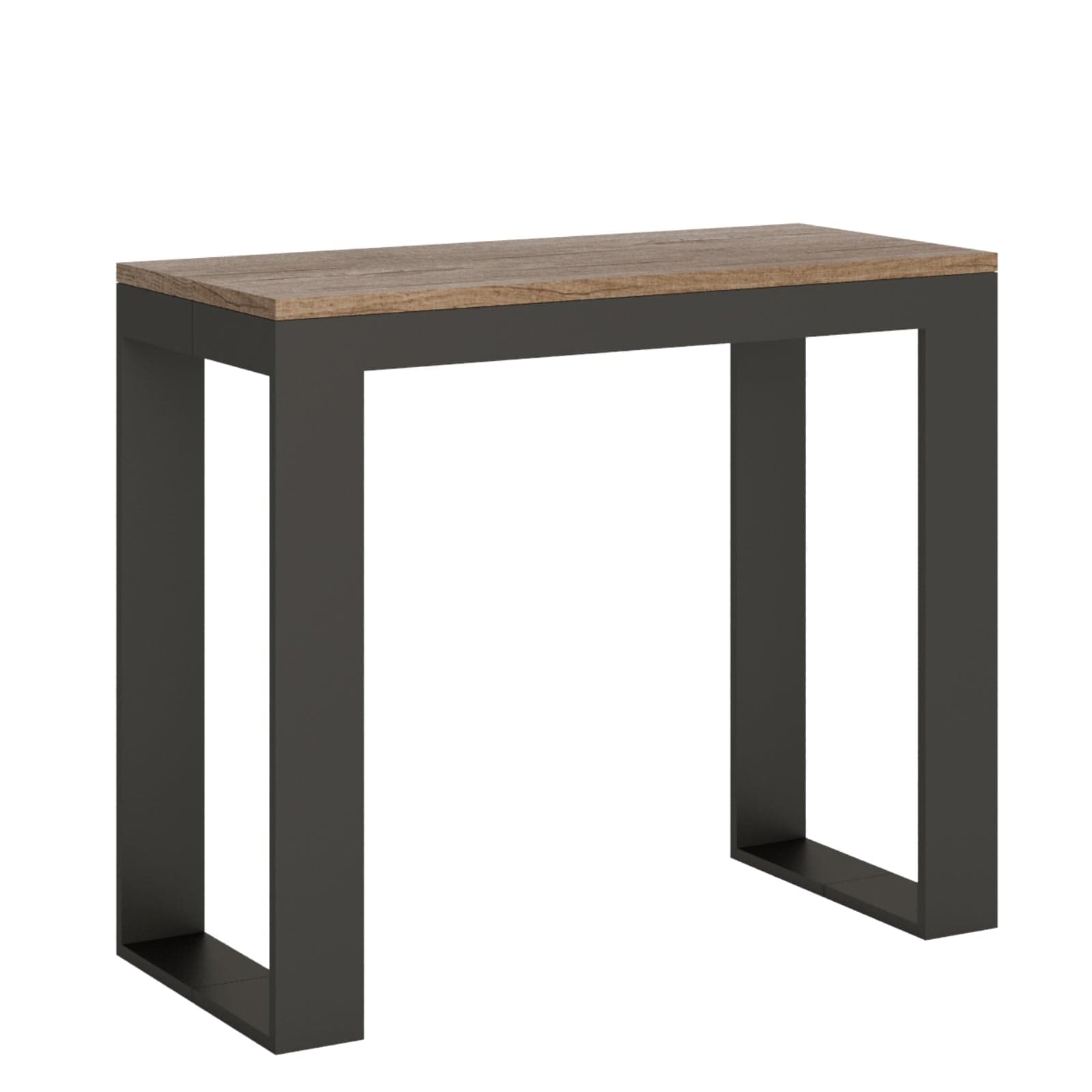 Tavolo consolle "Palermo" allungabile in legno per sala da pranzo in Credenze Decor Space - Altamura, commercioVirtuoso.it