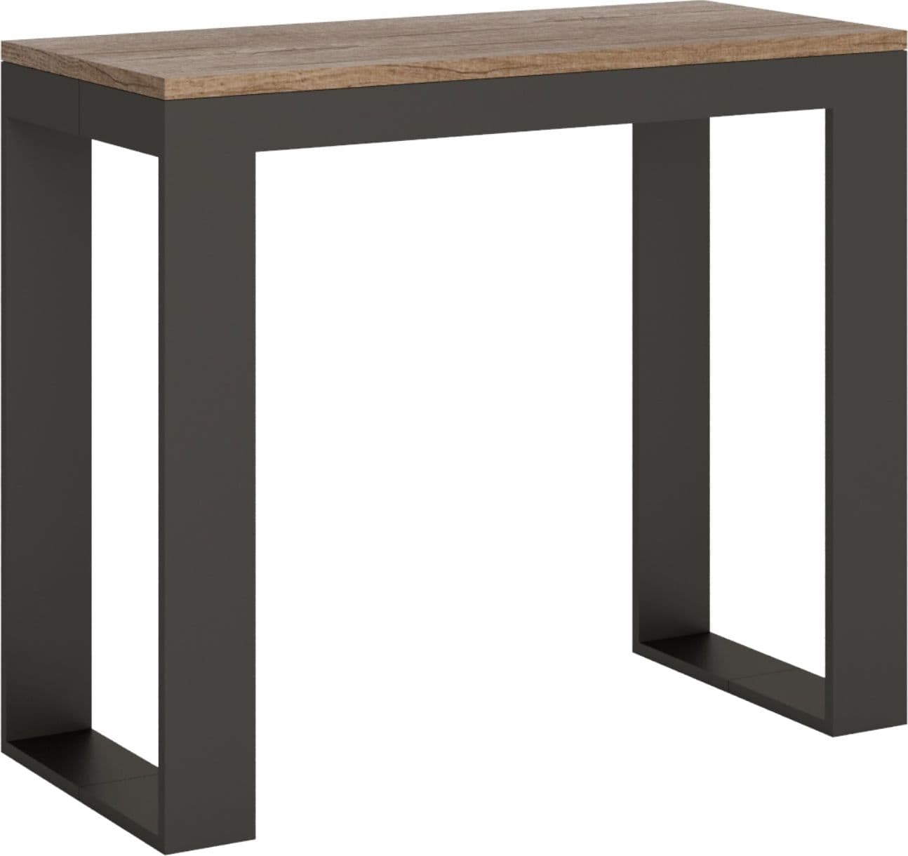 Tavolo consolle "Palermo" allungabile in legno per sala da pranzo in Credenze Decor Space - Altamura, commercioVirtuoso.it