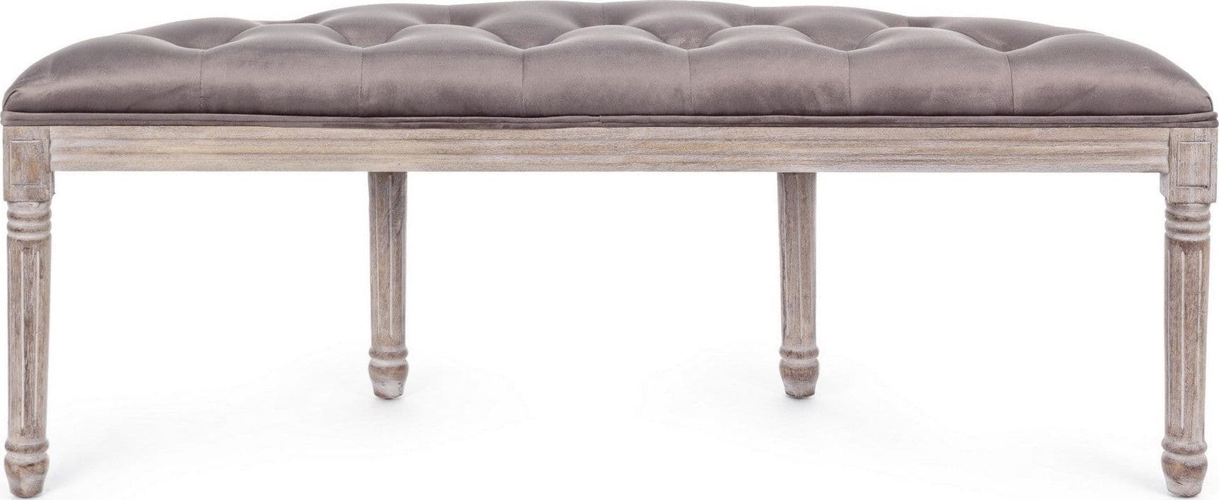 Panca "Tilde" per interno, con Struttura In Legno Di Betulla E Rubberwood, da 125x42x48h cm in Panche contenitore Decor Space - Altamura, commercioVirtuoso.it