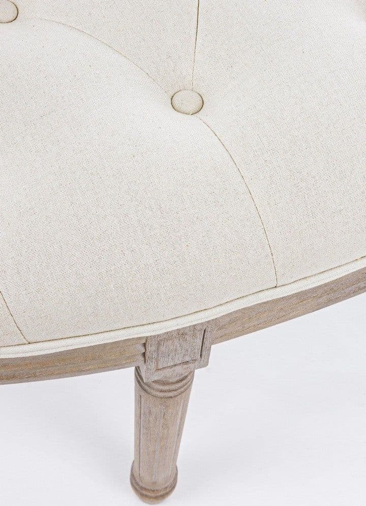 Panca "Tilde" per interno, con Struttura In Legno Di Betulla E Rubberwood, da 125x42x48h cm in Panche contenitore Decor Space - Altamura, commercioVirtuoso.it