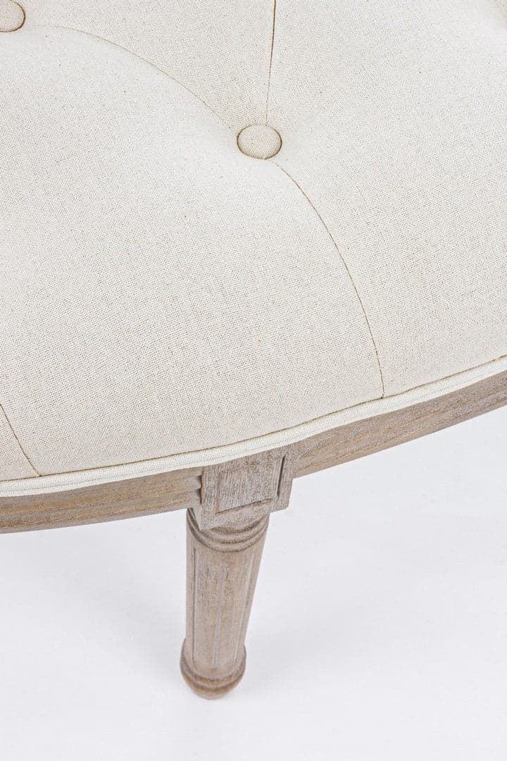 Panca "Tilde" per interno, con Struttura In Legno Di Betulla E Rubberwood, da 125x42x48h cm in Panche contenitore Decor Space - Altamura, commercioVirtuoso.it