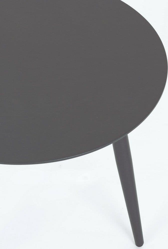 Tavolino ovale "Ridley" con struttura in alluminio per esterno e giardino, resistente in Tavoli standard Decor Space - Altamura, commercioVirtuoso.it