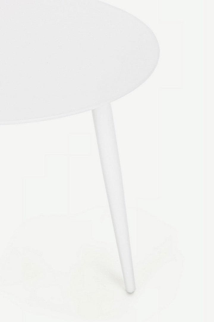 Tavolino ovale "Ridley" con struttura in alluminio per esterno e giardino, resistente - 23