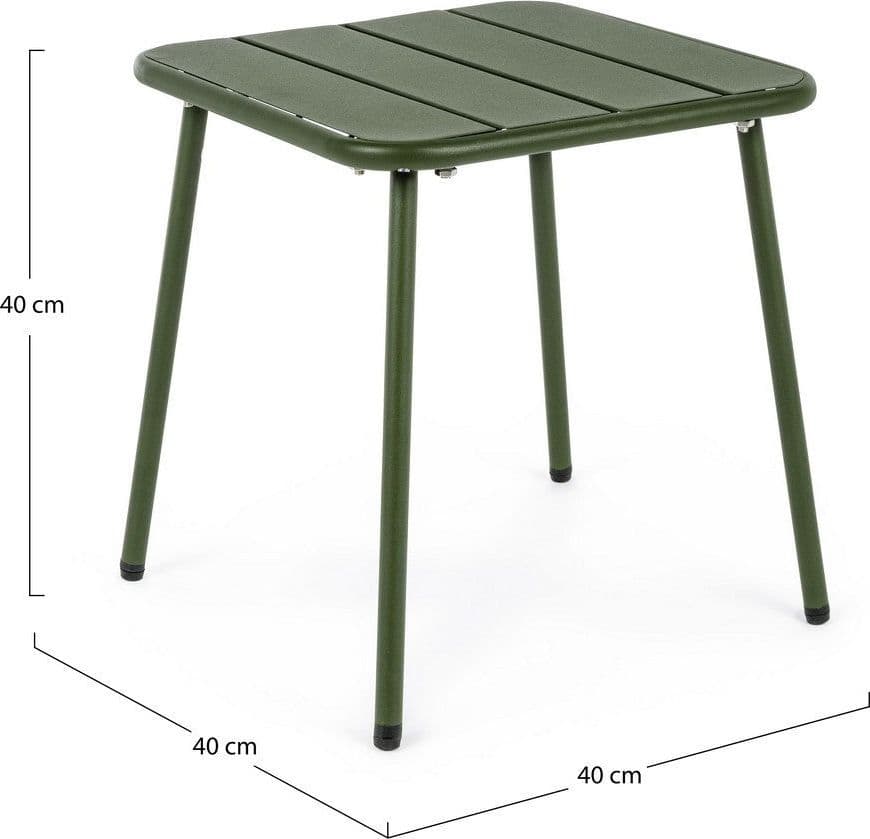 Tavolino quadrato "Marlyn" in acciaio trattato per esterno, 40 x 40 cm Giardino e giardinaggio/Arredamento da giardino e accessori/Tavoli e tavolini/Tavoli standard Decor Space - Altamura, Commerciovirtuoso.it