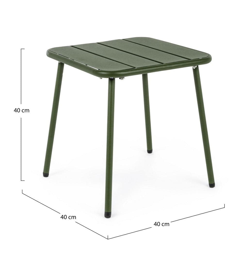 Tavolino quadrato "Marlyn" in acciaio trattato per esterno, 40 x 40 cm Giardino e giardinaggio/Arredamento da giardino e accessori/Tavoli e tavolini/Tavoli standard Decor Space - Altamura, Commerciovirtuoso.it
