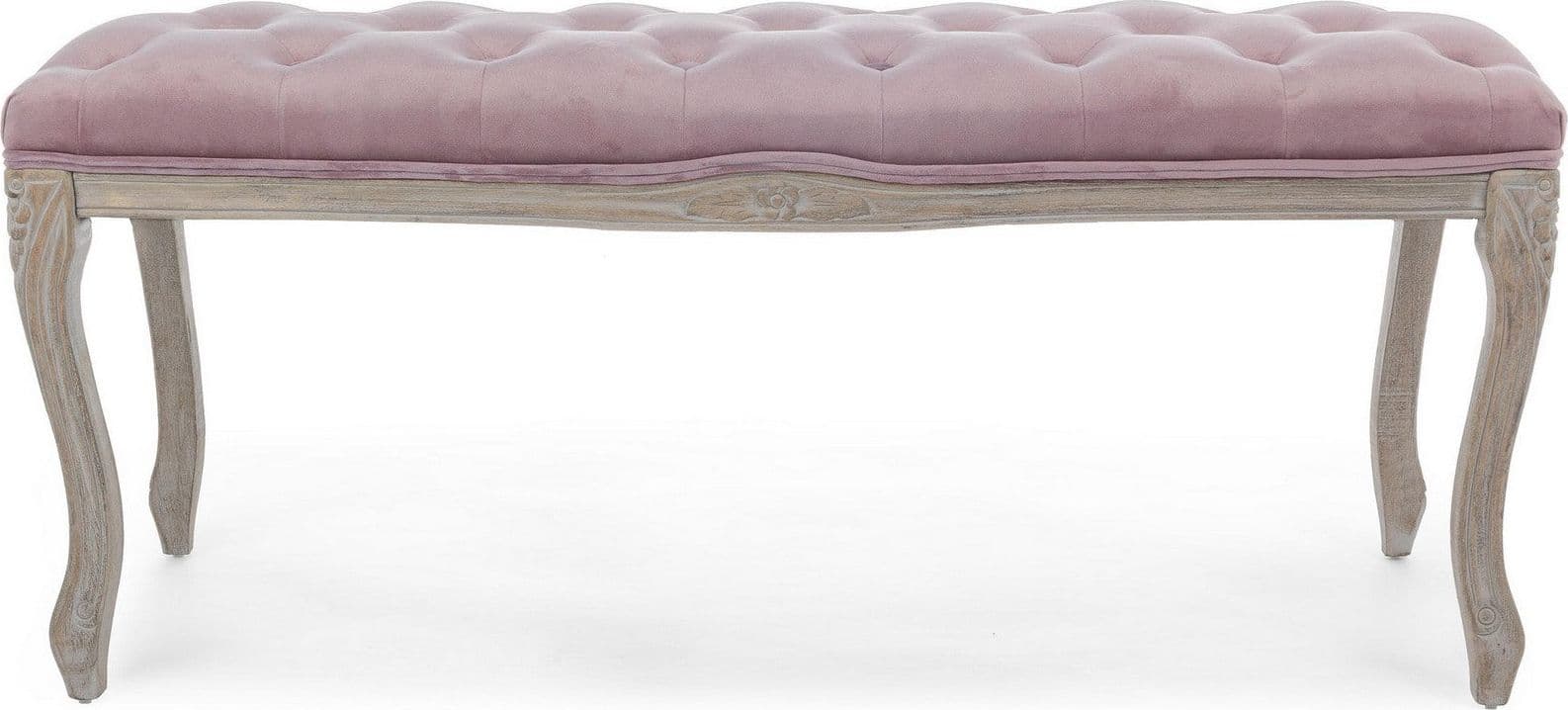 Panca "Mathilde" per interno, con Struttura In Legno Di Betulla E Rubberwood, da 110x36x47h cm in Panche contenitore Decor Space - Altamura, commercioVirtuoso.it