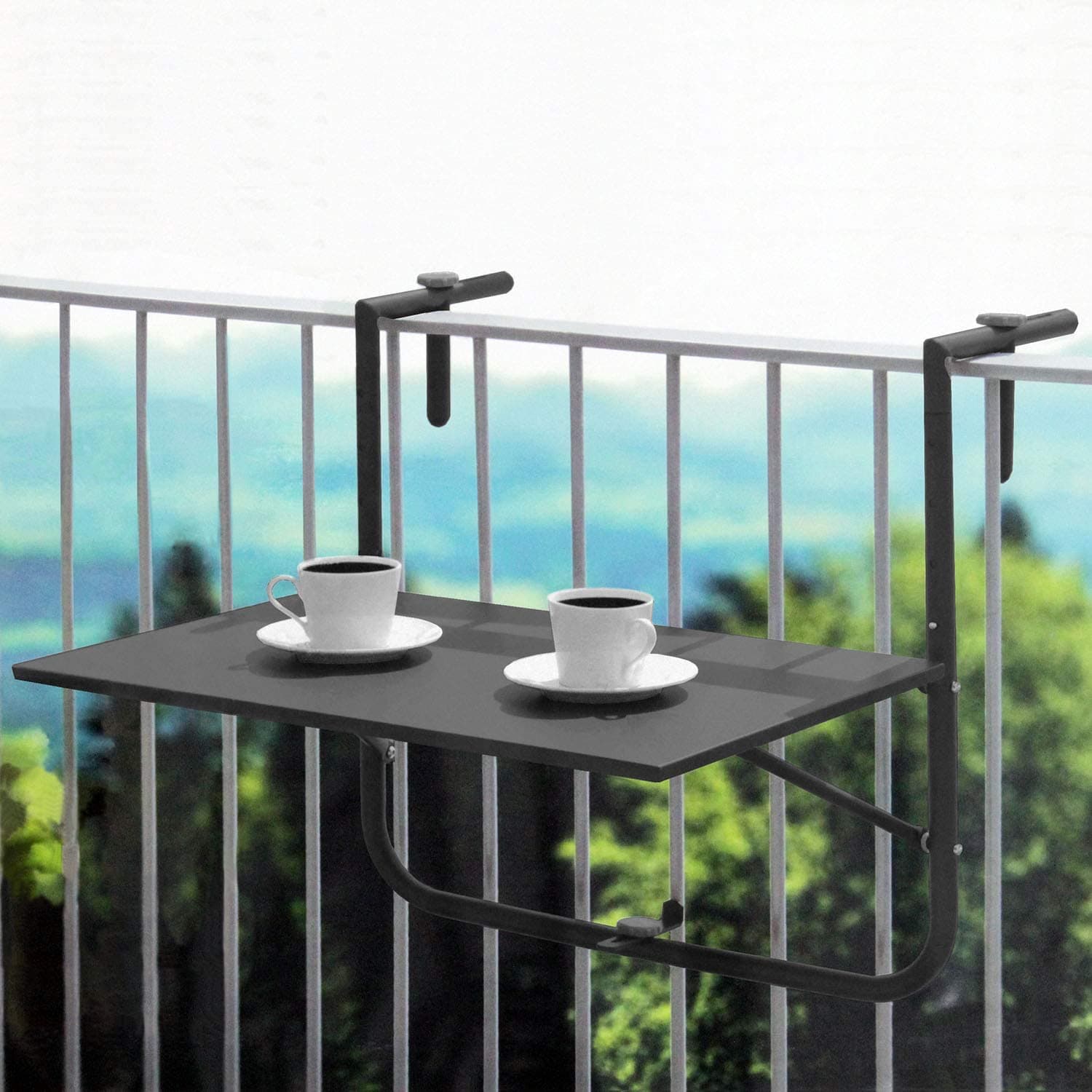 Tavolino pieghevole da balcone in acciaio verniciato 60 x 45 cm in Tavoli standard Decor Space - Altamura, commercioVirtuoso.it
