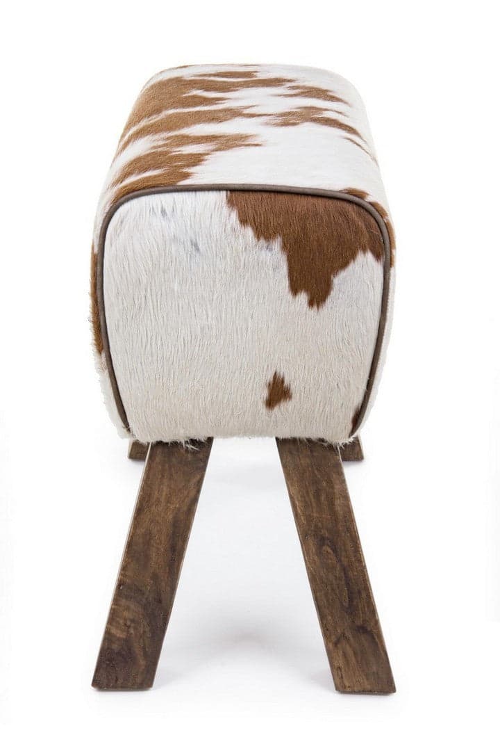 Panchina "Buffalo" per interno, con Struttura In Legno Di Mango, da 69x28x50h cm in Panche contenitore Decor Space - Altamura, commercioVirtuoso.it