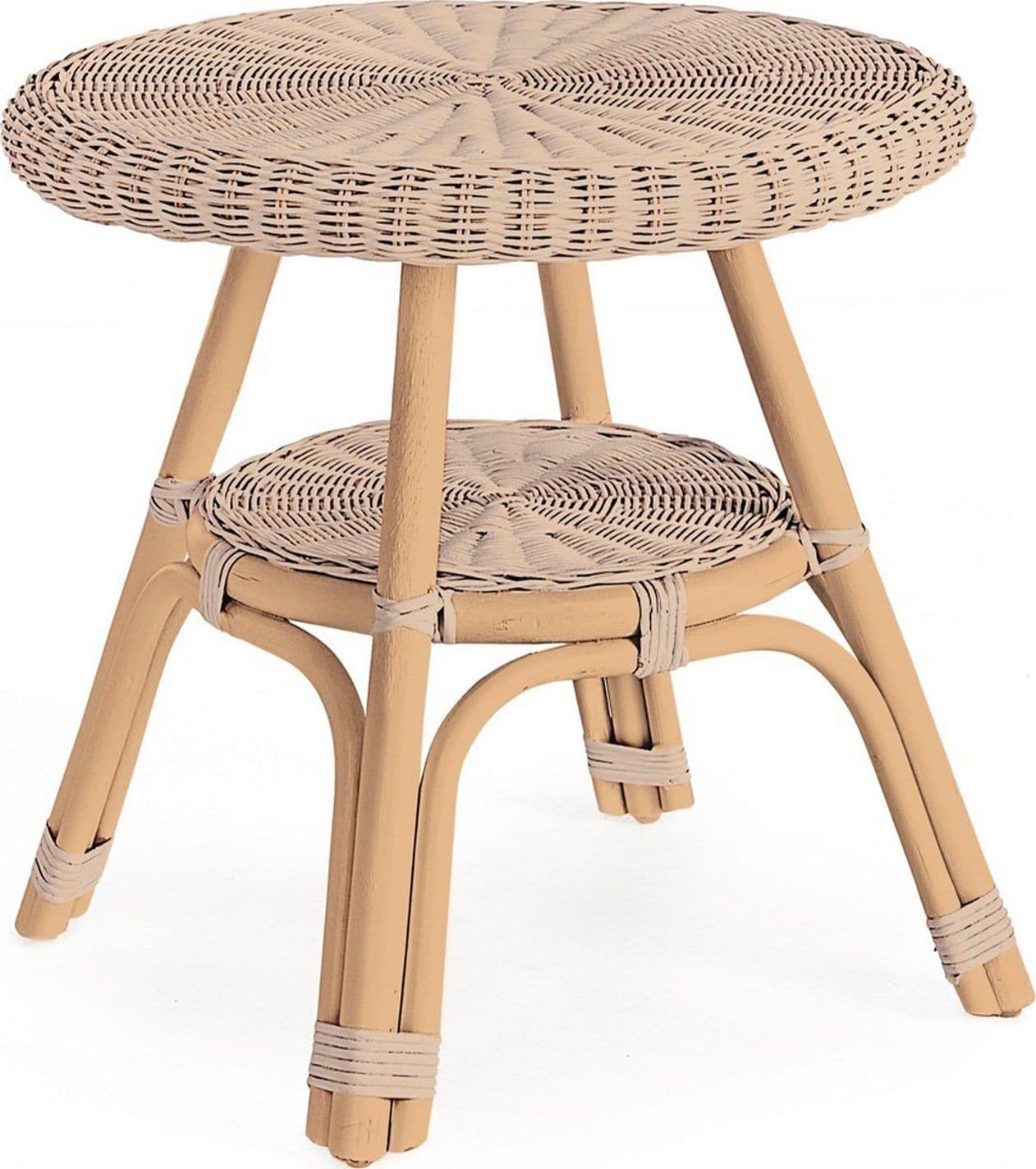 Tavolino "Alliss" in rattan e fibre naturali, per esterno, da 52 x 52 cm - 8