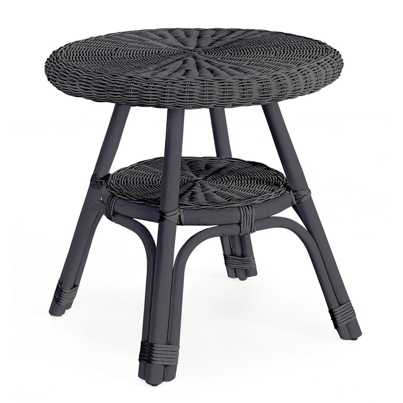 Tavolino "Alliss" in rattan e fibre naturali, per esterno, da 52 x 52 cm in Tavoli standard Decor Space - Altamura, commercioVirtuoso.it