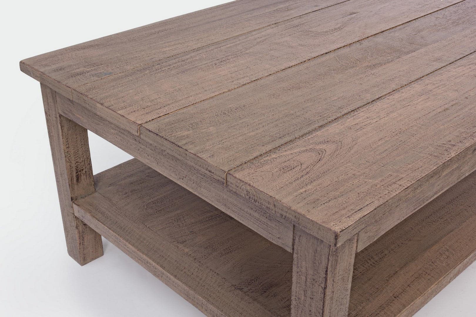 Tavolino rettangolare "Brasilia" con due ripiani, struttura in legno, per esterno, da 110 cm in Tavoli standard Decor Space - Altamura, commercioVirtuoso.it