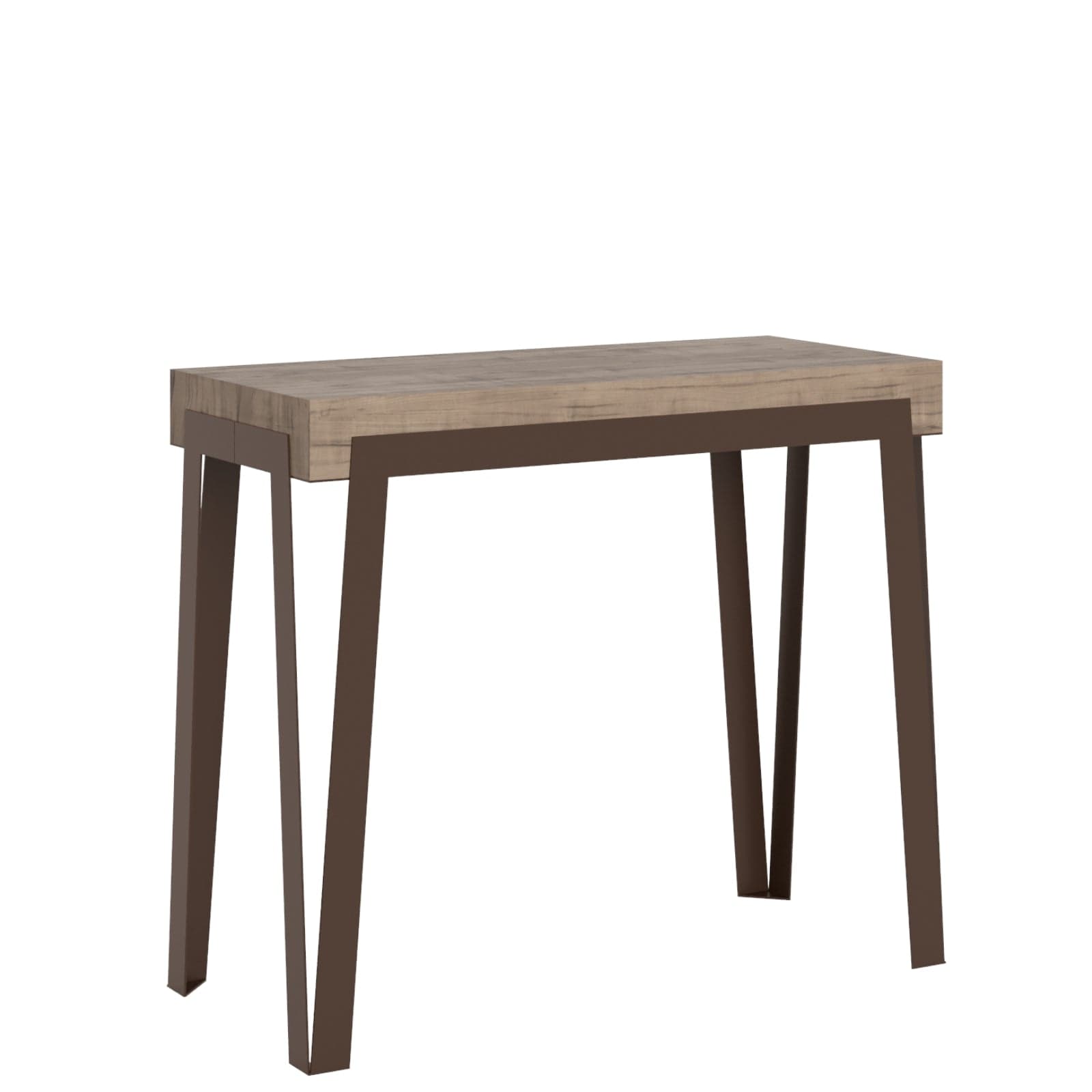 Tavolo consolle "Firenze" allungabile in legno per sala da pranzo in Credenze Decor Space - Altamura, commercioVirtuoso.it