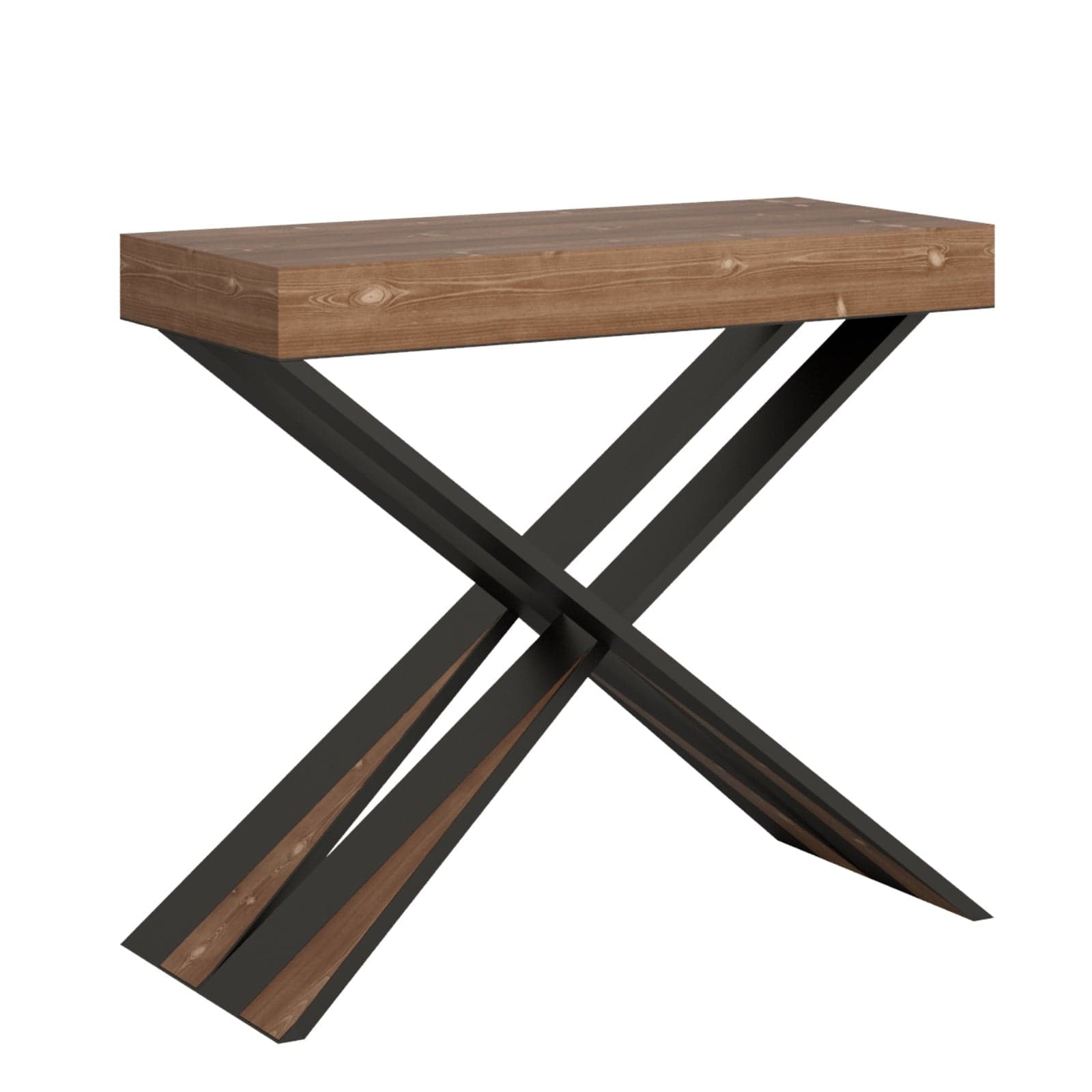 Tavolo consolle "Cagliari" allungabile in legno per sala da pranzo in Credenze Decor Space - Altamura, commercioVirtuoso.it