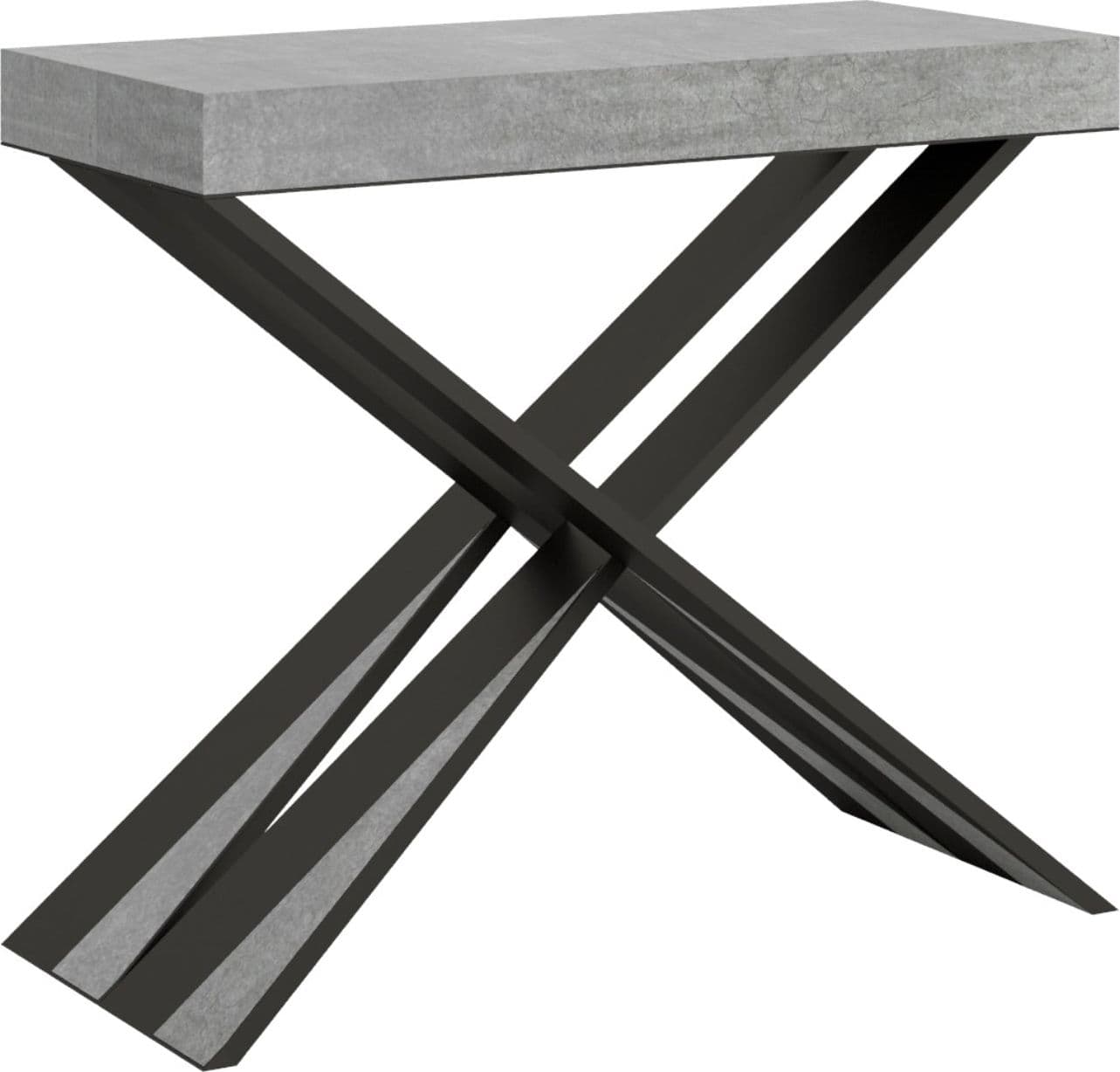 Tavolo consolle "Cagliari" allungabile in legno per sala da pranzo in Credenze Decor Space - Altamura, commercioVirtuoso.it