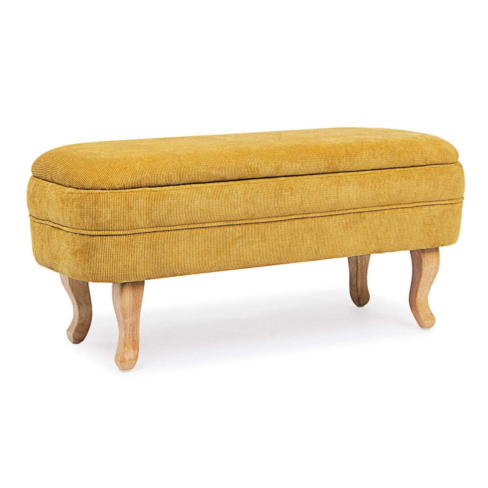 Panca Contenitore "Chenille" per interno, con Struttura In Legno Di Pino e Compensato, da 102x41x49h cm - 24
