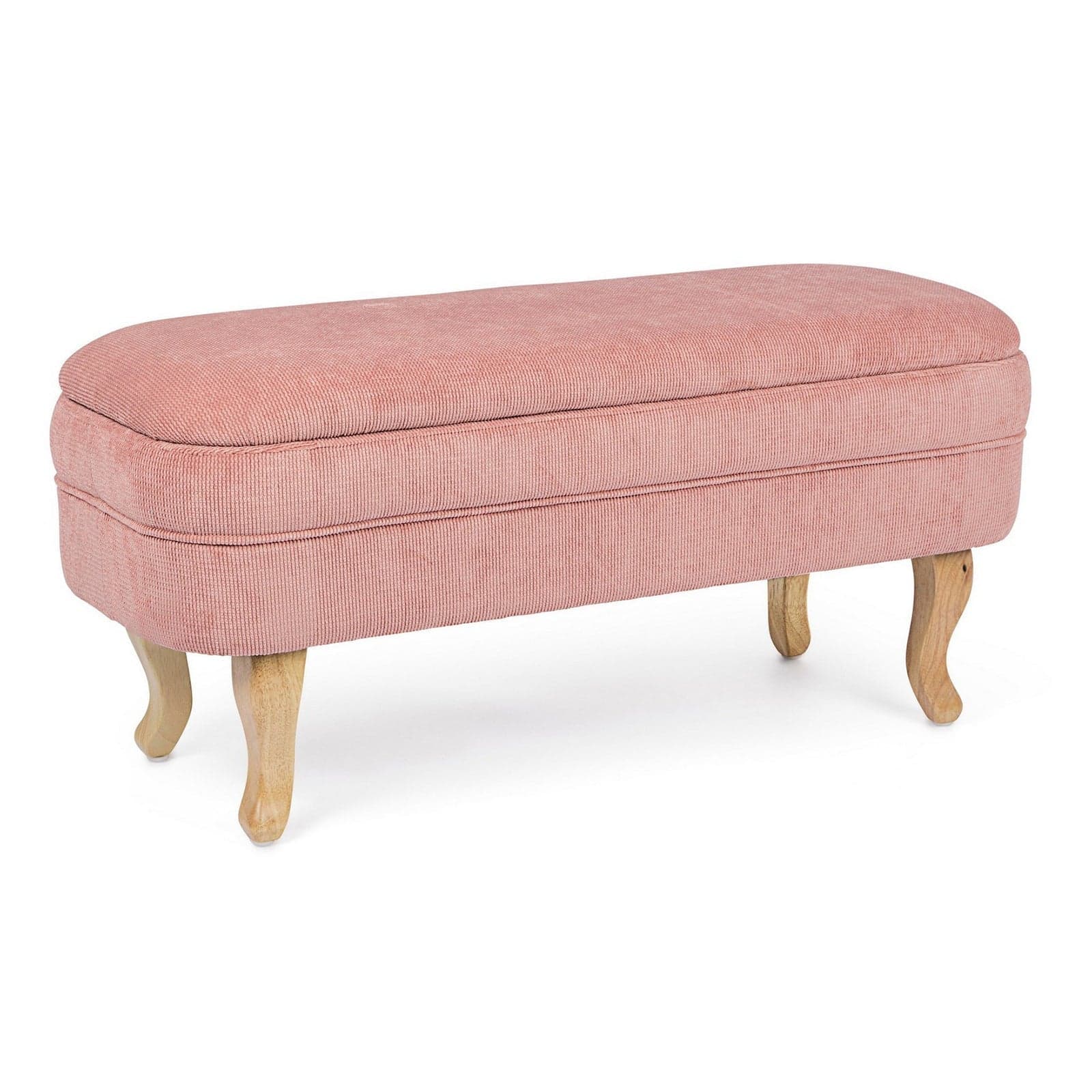 Panca Contenitore "Chenille" per interno, con Struttura In Legno Di Pino E Compensato, da 102x41x49h cm Casa e cucina/Arredamento/Ingresso/Panche contenitore Decor Space - Altamura, Commerciovirtuoso.it