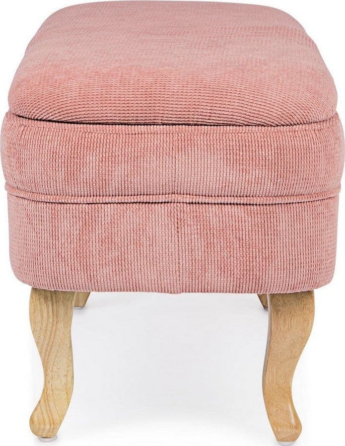 Panca Contenitore "Chenille" per interno, con Struttura In Legno Di Pino e Compensato, da 102x41x49h cm - 24