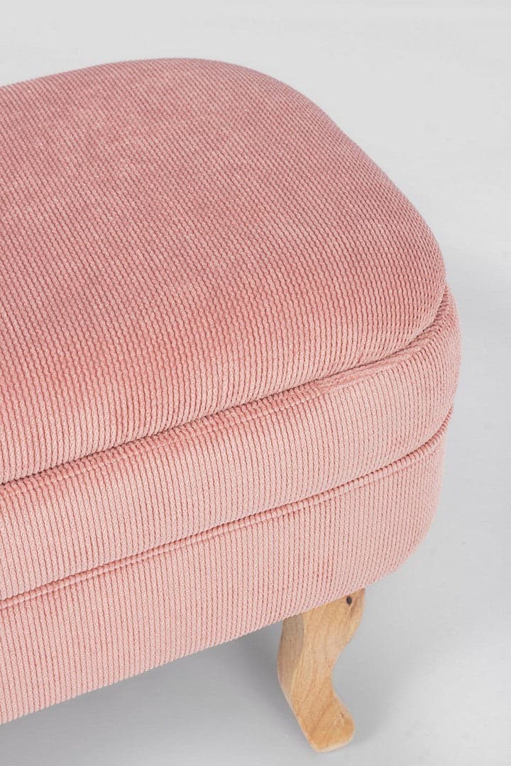 Panca Contenitore "Chenille" per interno, con Struttura In Legno Di Pino e Compensato, da 102x41x49h cm - 25