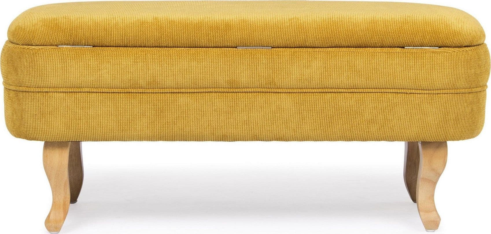 Panca Contenitore "Chenille" per interno, con Struttura In Legno Di Pino e Compensato, da 102x41x49h cm - 32