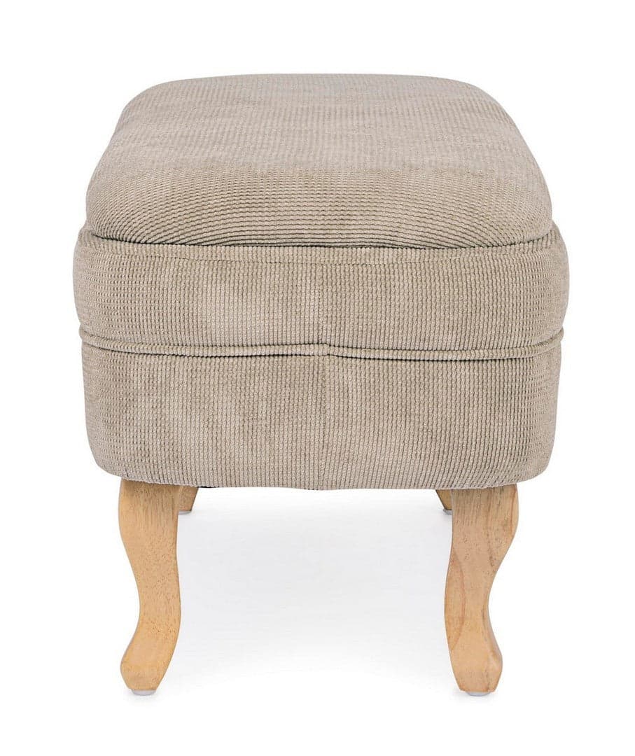 Panca Contenitore "Chenille" per interno, con Struttura In Legno Di Pino E Compensato, da 102x41x49h cm Casa e cucina/Arredamento/Ingresso/Panche contenitore Decor Space - Altamura, Commerciovirtuoso.it