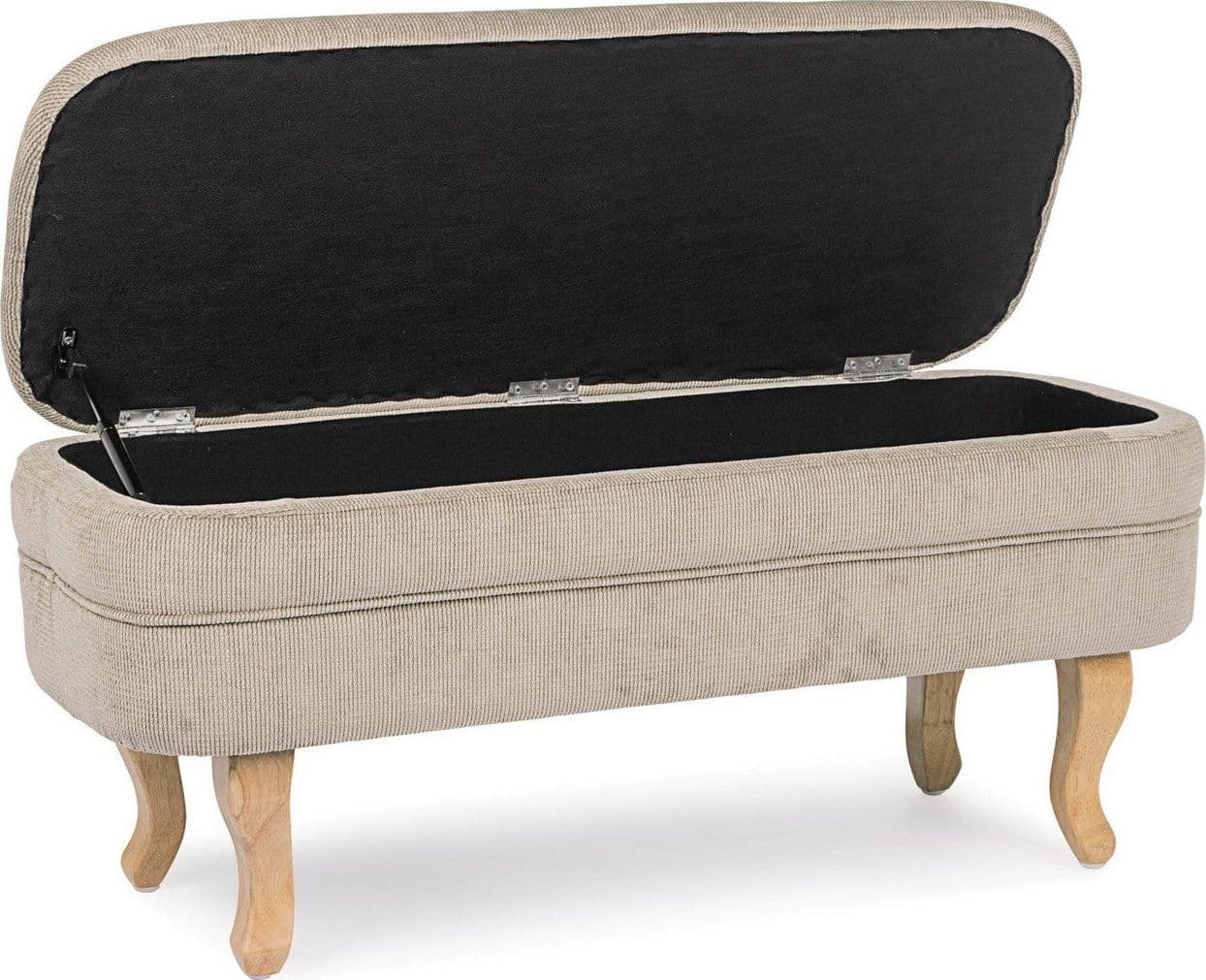 Panca Contenitore "Chenille" per interno, con Struttura In Legno Di Pino E Compensato, da 102x41x49h cm Casa e cucina/Arredamento/Ingresso/Panche contenitore Decor Space - Altamura, Commerciovirtuoso.it