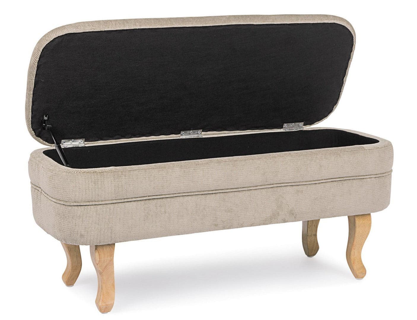 Panca Contenitore "Chenille" per interno, con Struttura In Legno Di Pino E Compensato, da 102x41x49h cm Casa e cucina/Arredamento/Ingresso/Panche contenitore Decor Space - Altamura, Commerciovirtuoso.it