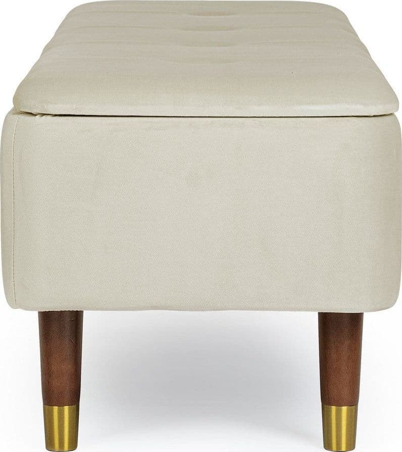 Panca Contenitore "Kira" per interno, con Struttura In Mdf E Compensato, da 120x42x42h cm - 21