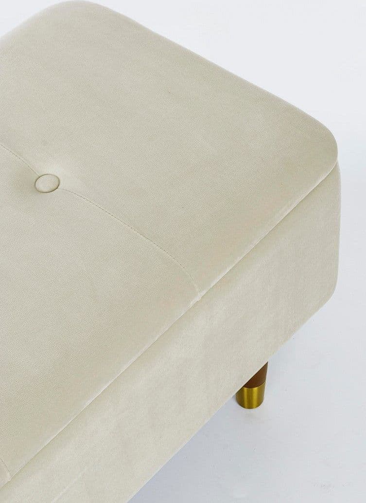 Panca Contenitore "Kira" per interno, con Struttura In Mdf E Compensato, da 120x42x42h cm - 22