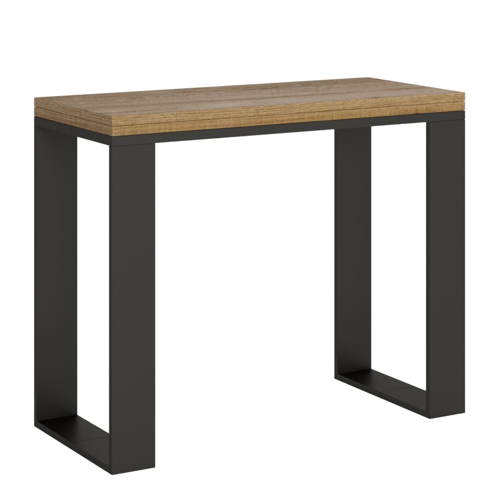 Tavolo consolle "Verona" allungabile in legno per sala da pranzo - 10