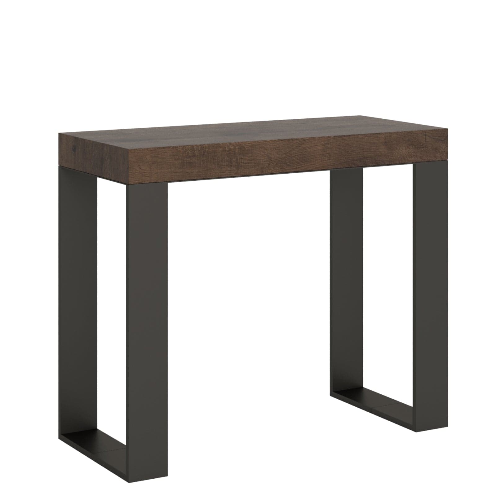 Tavolo consolle "Genova" allungabile in legno per sala da pranzo in Credenze Decor Space - Altamura, commercioVirtuoso.it