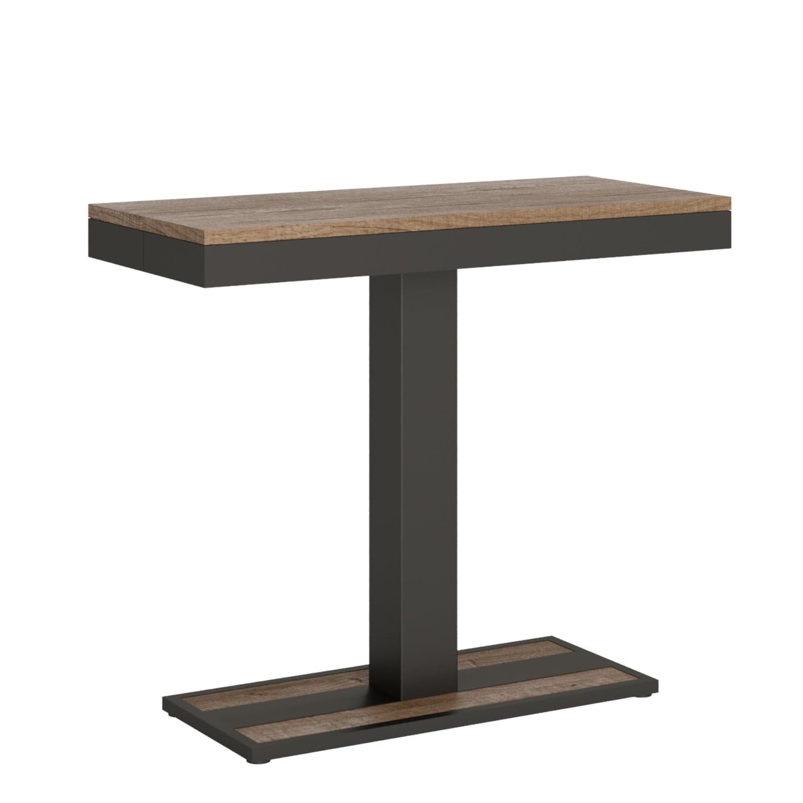 Tavolo consolle "Reggio Calabria" allungabile in legno per sala da pranzo in Credenze Decor Space - Altamura, commercioVirtuoso.it