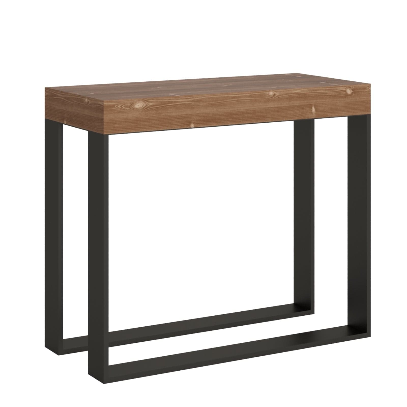 Tavolo consolle "Padova" allungabile in legno per sala da pranzo in Credenze Decor Space - Altamura, commercioVirtuoso.it