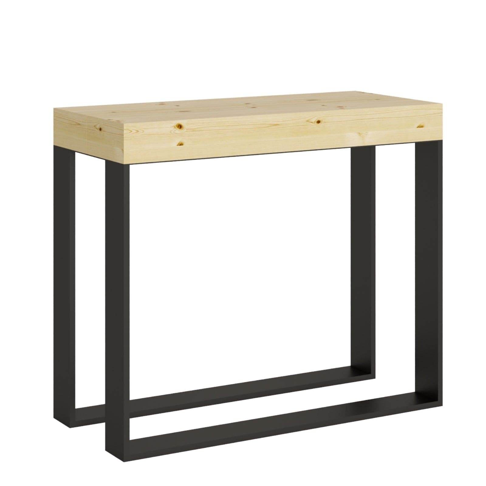 Tavolo consolle "Padova" allungabile in legno per sala da pranzo in Credenze Decor Space - Altamura, commercioVirtuoso.it