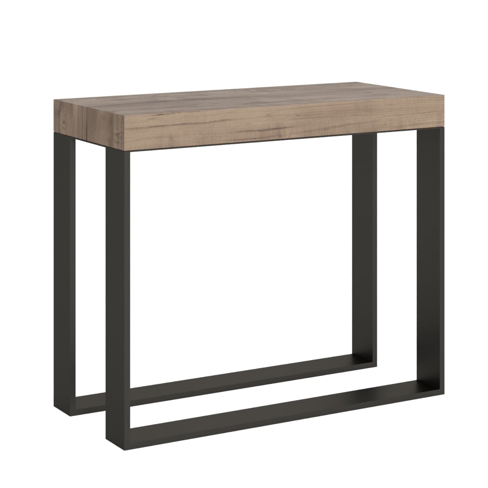 Tavolo consolle "Padova" allungabile in legno per sala da pranzo in Credenze Decor Space - Altamura, commercioVirtuoso.it