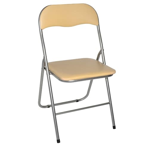 Sedie pieghevoli imbottite "Joy", struttura in acciaio salvaspazio, design moderno confezione da 6 pezzi - 8