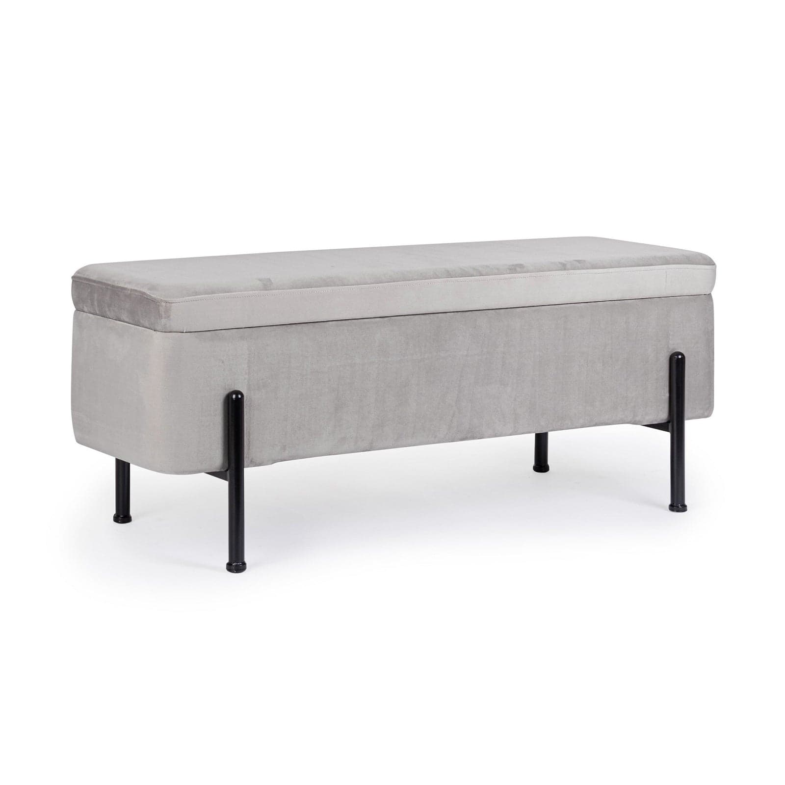 Panca Contenitore "Irina" per interno, con Struttura In Mdf E Compensato, da 110x42x42h cm - 24