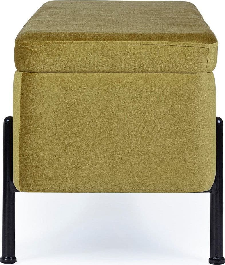 Panca Contenitore "Irina" per interno, con Struttura In Mdf E Compensato, da 110x42x42h cm - 22