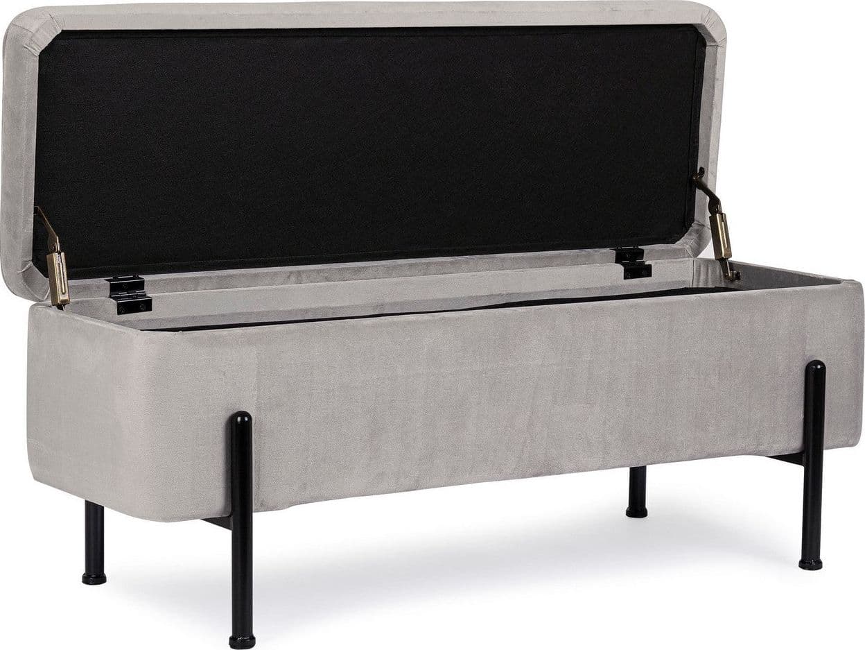 Panca Contenitore "Irina" per interno, con Struttura In Mdf E Compensato, da 110x42x42h cm - 33