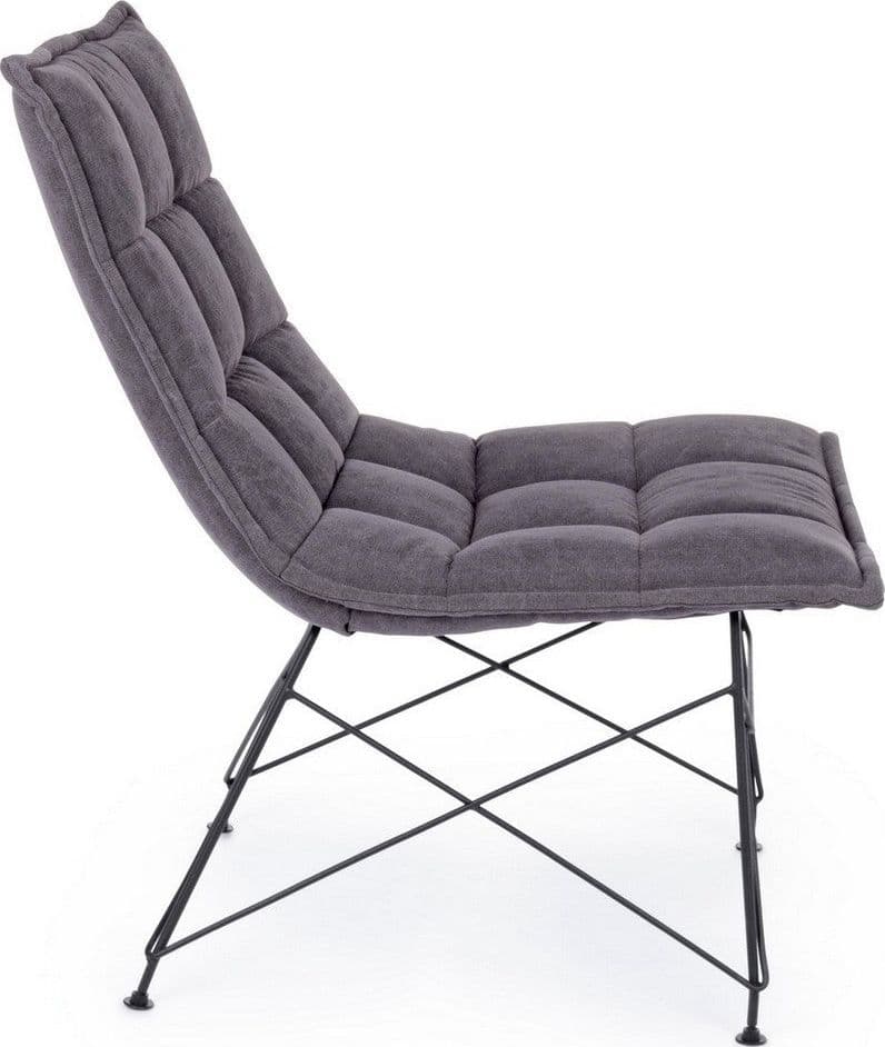 Poltrona "Mina" per interno, Gambe In Acciaio Verniciato A Polvere Epossidica 54 x 71 x 77h cm Casa e cucina/Arredamento/Soggiorno/Poltrone e sedie/Poltrone Decor Space - Altamura, Commerciovirtuoso.it
