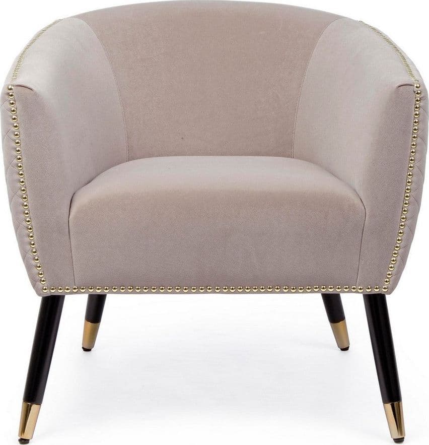 Poltrona "Oxford" per interno, Struttura In Legno Compensato, Gambe In Rubberwood 74 x 71 x 71h cm in Poltrone Decor Space - Altamura, commercioVirtuoso.it