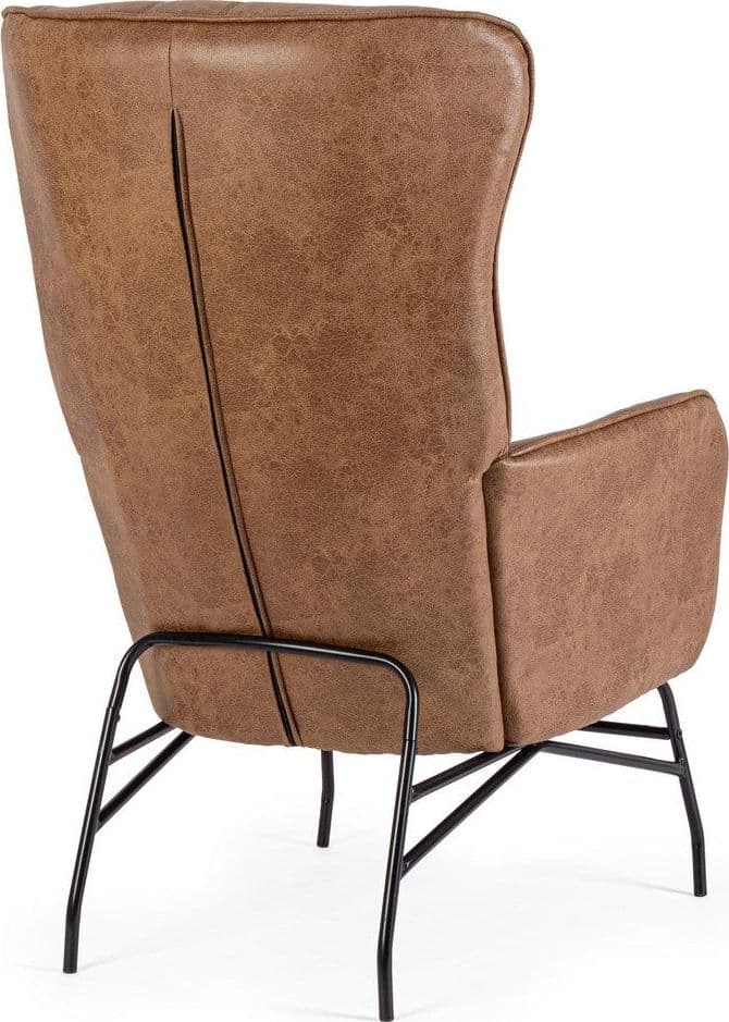 Poltrona "Nasira" per interno, Struttura In Acciaio, Gambe In Acciaio Verniciato A Polvere 70 x 84 x 109h cm in Poltrone Decor Space - Altamura, commercioVirtuoso.it