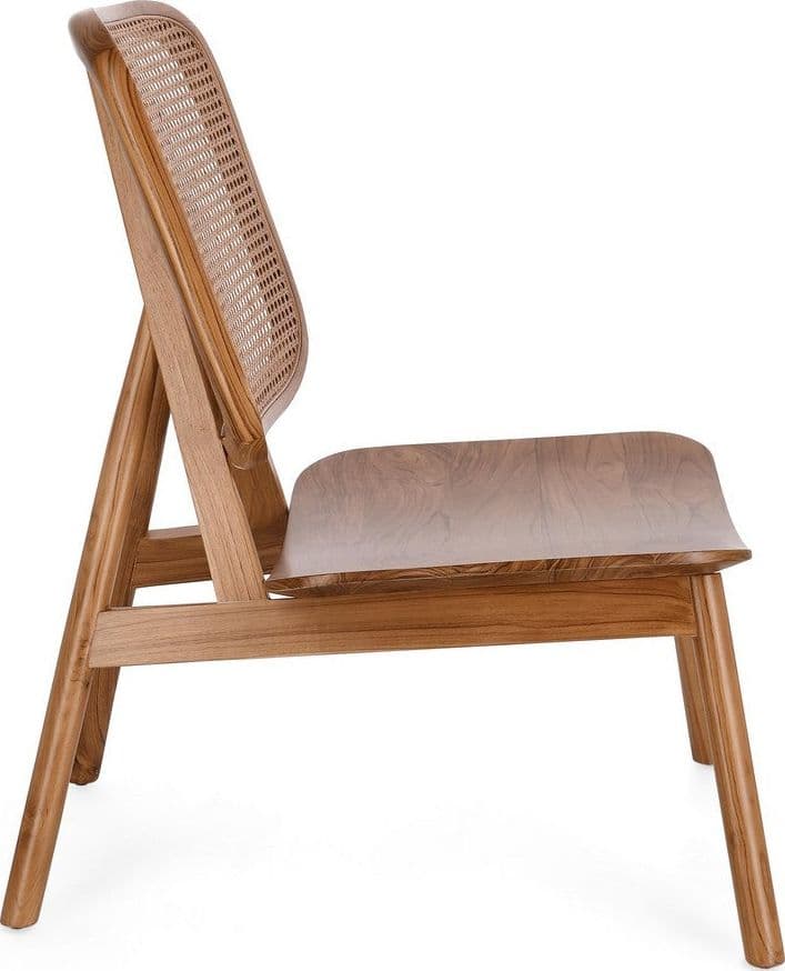 Poltrona "Yves" per interno, Legno Teak, Finitura Naturale Con Vernice A Base Di Nitrocellulosa 67 x 80 x 91.5h cm in Poltrone Decor Space - Altamura, commercioVirtuoso.it