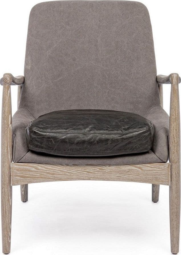 Poltrona "Marittas" per interno, Struttura In Legno Di Frassino Con Finitura A Base Di Nitrocellulosa, 68.5 x 72 x 82h cm in Poltrone Decor Space - Altamura, commercioVirtuoso.it