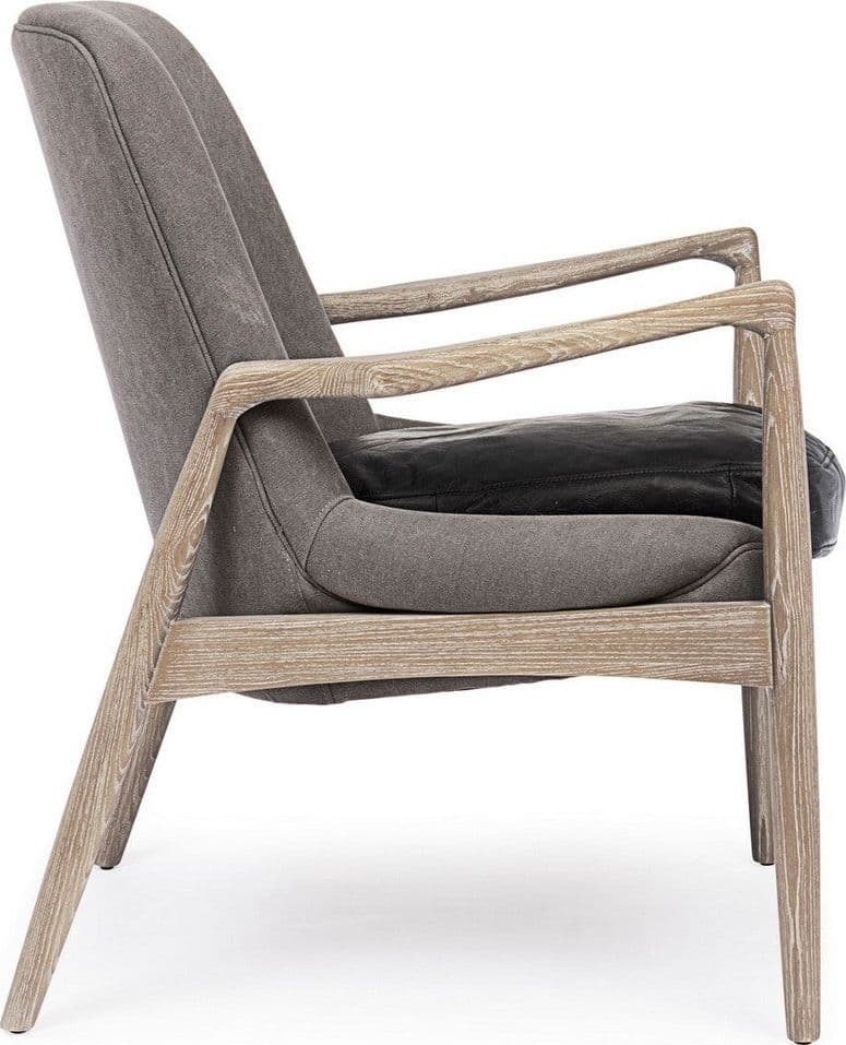 Poltrona "Marittas" per interno, Struttura In Legno Di Frassino Con Finitura A Base Di Nitrocellulosa, 68.5 x 72 x 82h cm in Poltrone Decor Space - Altamura, commercioVirtuoso.it