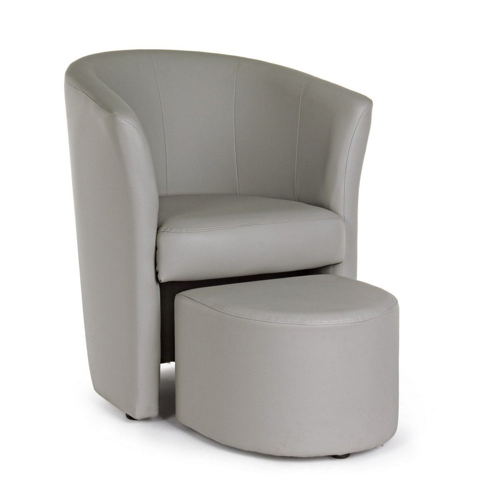 Poltrona "Rita" per interno, Struttura In Legno Di Pino E Compensato, Rivestimento In Similpelle 94% Pvc 6% Poliuretano 64,5 x 59,5 x 78h cm in Poltrone Decor Space - Altamura, commercioVirtuoso.it